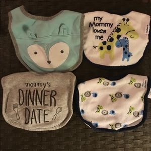 Lot of four bibs